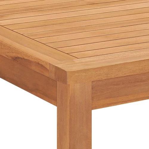 vidaXL Garden Table 80x80x77 cm Solid Teak Wood -