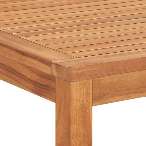 vidaXL Garden Table 80x80x77 cm Solid Teak Wood -