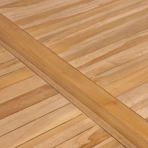 vidaXL Garden Table 80x80x77 cm Solid Teak Wood -