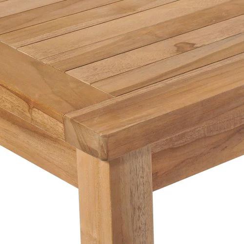 vidaXL Garden Table 80x80x77 cm Solid Teak Wood -