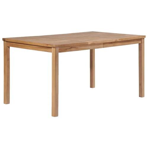 vidaXL Garden Table 80x80x77 cm Solid Teak Wood -