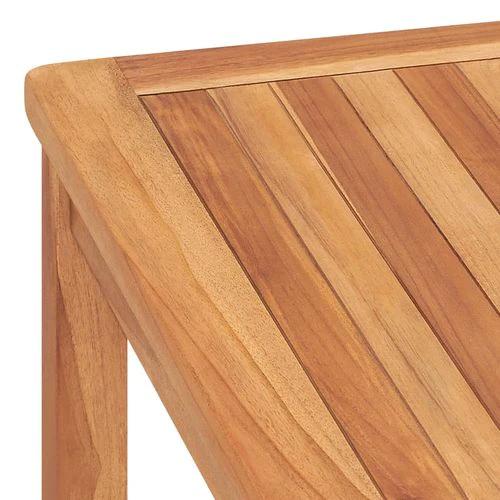vidaXL Garden Table 80x80x77 cm Solid Teak Wood by vidaXL