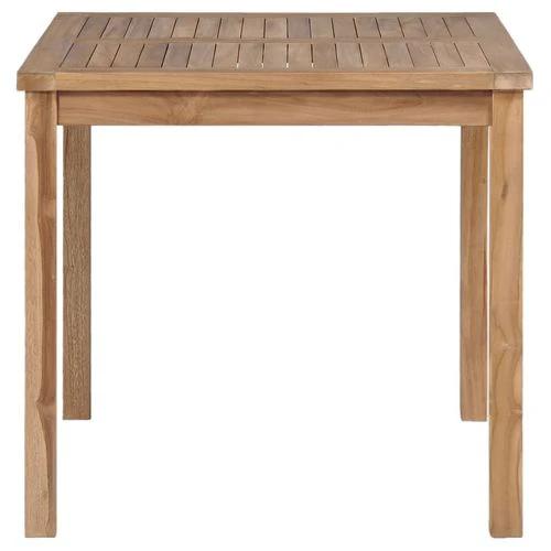 vidaXL Garden Table 80x80x77 cm Solid Teak Wood -
