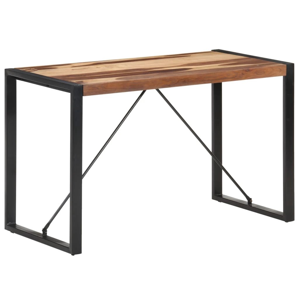 vidaXL vidaXL Dining Table 120x60x75 cm Solid Wood with Sheesham Finish -