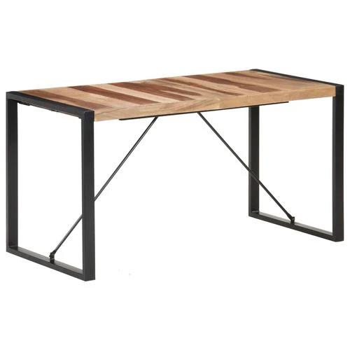 vidaXL Dining Table 120x60x75 cm Solid Wood with Sheesham Finish by vidaXL
