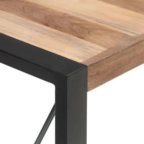 vidaXL Dining Table 120x60x75 cm Solid Wood with Sheesham Finish by vidaXL