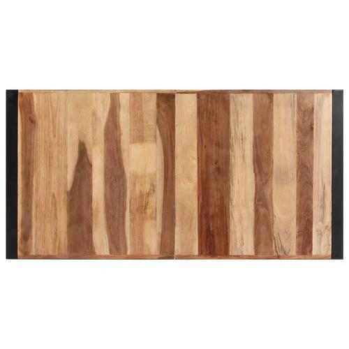 vidaXL Dining Table 120x60x75 cm Solid Wood with Sheesham Finish by vidaXL