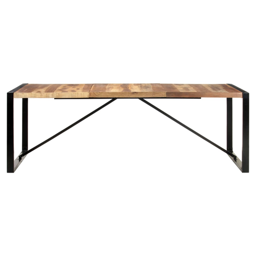 vidaXL Dining Table 120x60x75 cm Solid Wood with Sheesham Finish by vidaXL