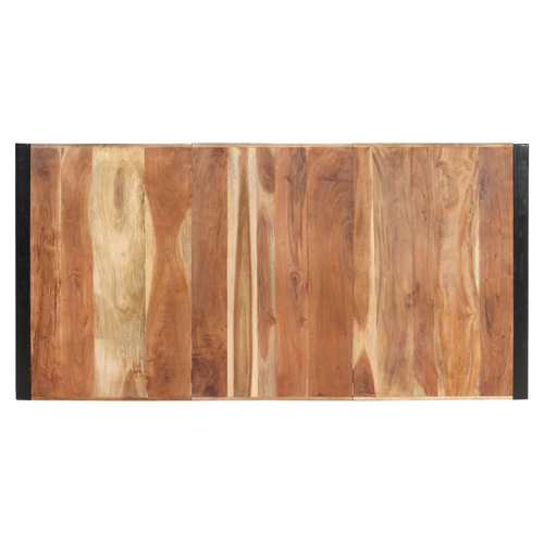 vidaXL Dining Table 120x60x75 cm Solid Wood with Sheesham Finish by vidaXL