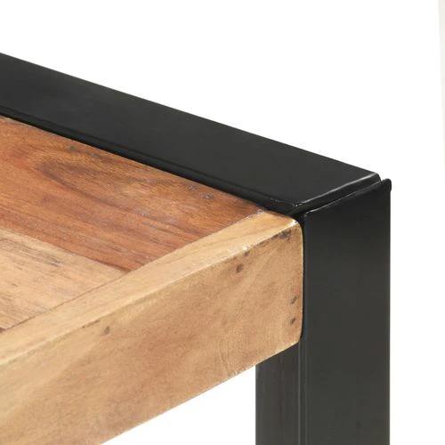 vidaXL vidaXL Dining Table 120x60x75 cm Solid Wood with Sheesham Finish -