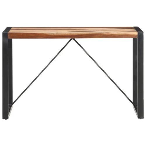 vidaXL vidaXL Dining Table 120x60x75 cm Solid Wood with Sheesham Finish -