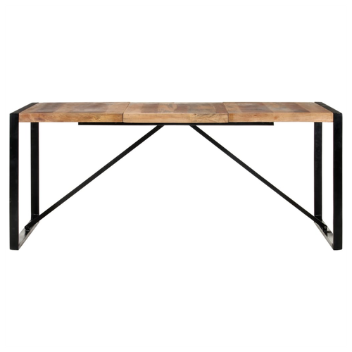 vidaXL vidaXL Dining Table 120x60x75 cm Solid Wood with Sheesham Finish -