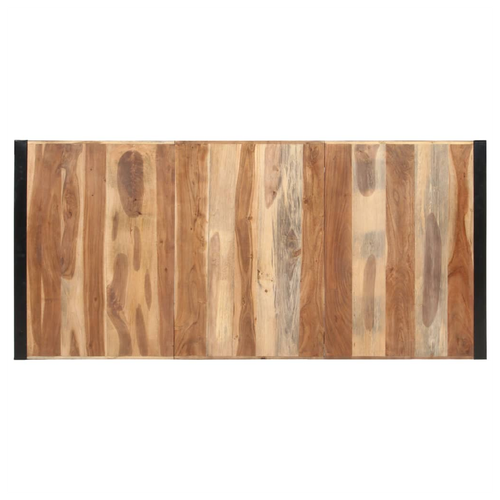 vidaXL Dining Table 120x60x75 cm Solid Wood with Sheesham Finish by vidaXL