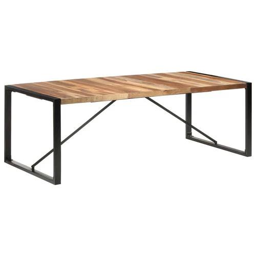 vidaXL Dining Table 120x60x75 cm Solid Wood with Sheesham Finish by vidaXL