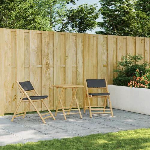 vidaXL Folding Garden Table 45x45x45 cm Bamboo by vidaXL