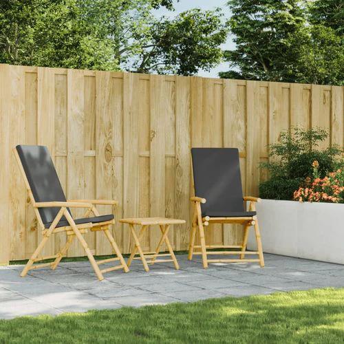 vidaXL Folding Garden Table 45x45x45 cm Bamboo by vidaXL