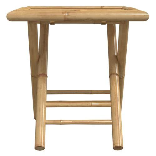 vidaXL Folding Garden Table 45x45x45 cm Bamboo by vidaXL