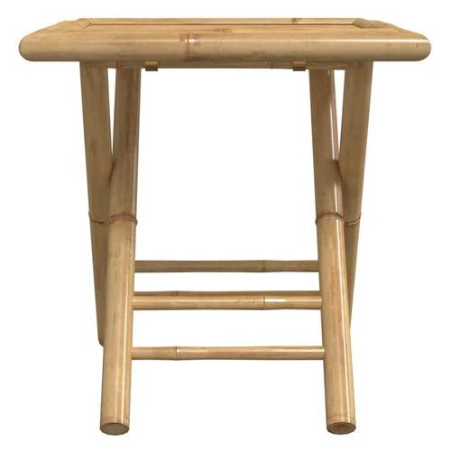 vidaXL Folding Garden Table 45x45x45 cm Bamboo by vidaXL