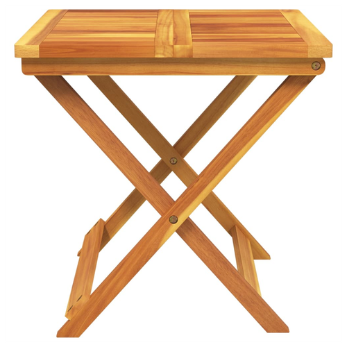 vidaXL vidaXL Folding Garden Table 50x50x50 cm Solid Wood Acacia -
