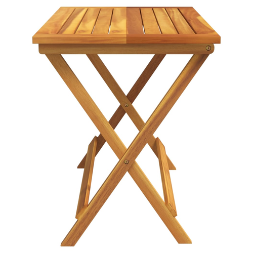 vidaXL vidaXL Folding Garden Table 50x50x50 cm Solid Wood Acacia -