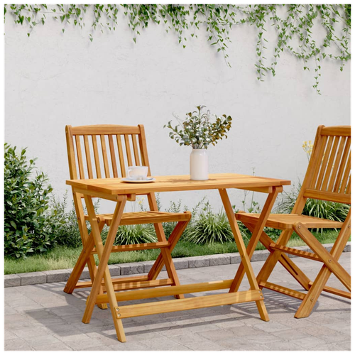 vidaXL vidaXL Folding Garden Table 50x50x50 cm Solid Wood Acacia -