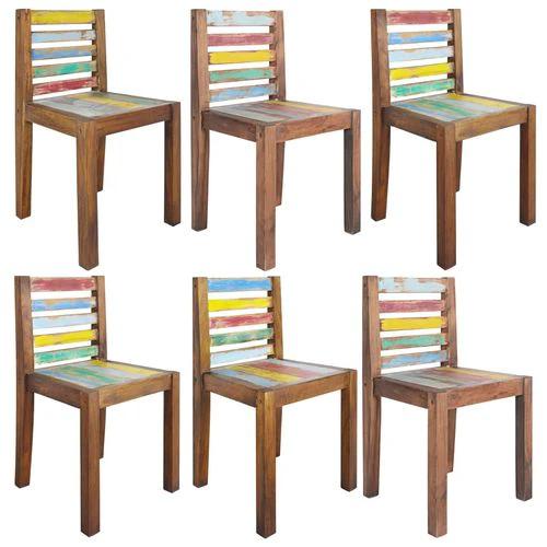 vidaXL vidaXL Dining Chairs 2 pcs Solid Reclaimed Wood -