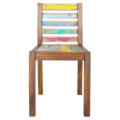 vidaXL vidaXL Dining Chairs 2 pcs Solid Reclaimed Wood -