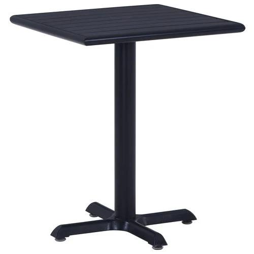 vidaXL Garden Table Black 60x60x75 cm by vidaXL