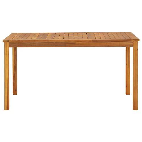 vidaXL Garden Table 85x85x74 cm Solid Acacia Wood by vidaXL