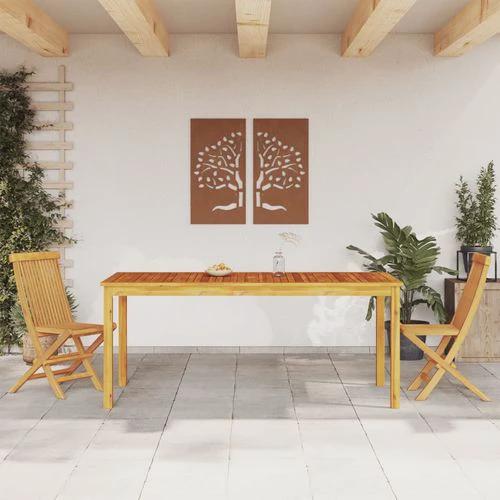 vidaXL Garden Table 85x85x74 cm Solid Acacia Wood by vidaXL