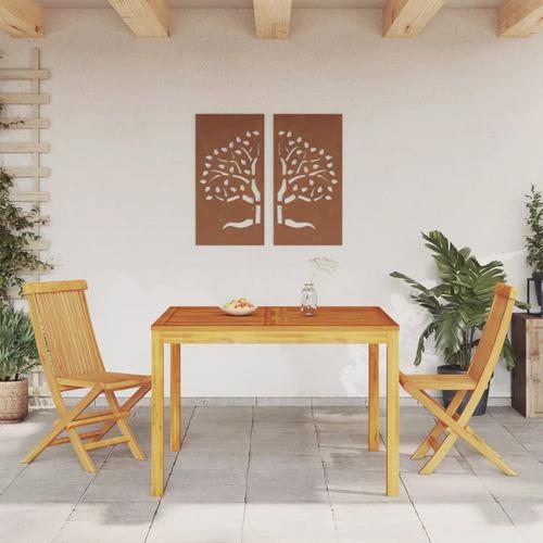 vidaXL Garden Table 85x85x74 cm Solid Acacia Wood by vidaXL