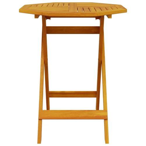 vidaXL Folding Garden Table 90x75 cm Solid Acacia Wood -