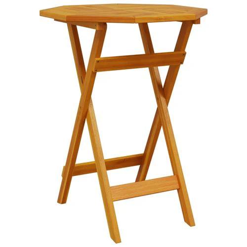 vidaXL Folding Garden Table 90x75 cm Solid Acacia Wood by vidaXL