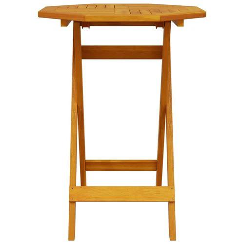 vidaXL Folding Garden Table 90x75 cm Solid Acacia Wood by vidaXL