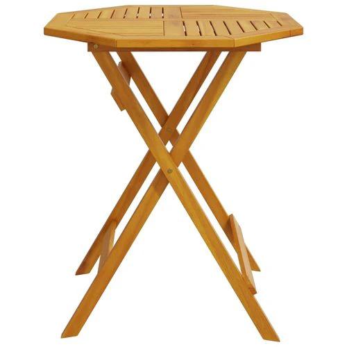 vidaXL Folding Garden Table 90x75 cm Solid Acacia Wood -