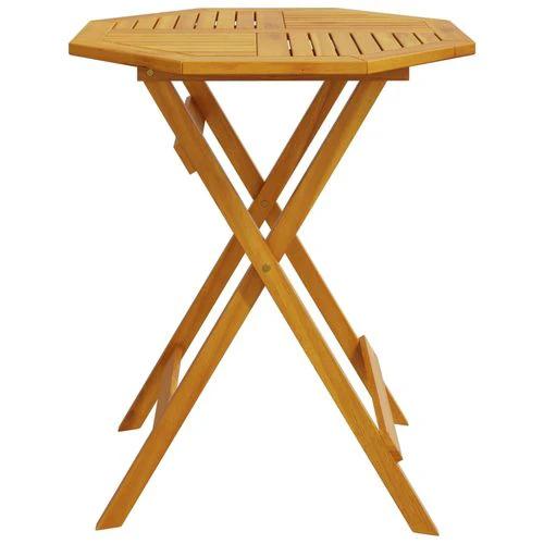 vidaXL Folding Garden Table 90x75 cm Solid Acacia Wood by vidaXL
