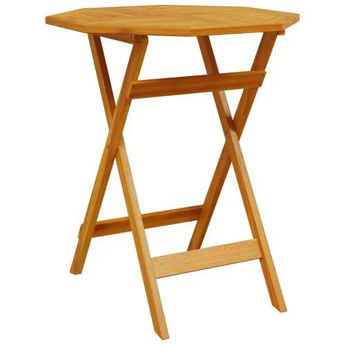vidaXL Folding Garden Table 90x75 cm Solid Acacia Wood -