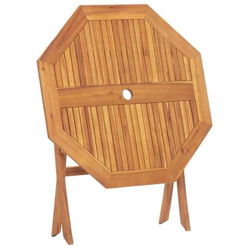 vidaXL Folding Garden Table 90x75 cm Solid Acacia Wood by vidaXL