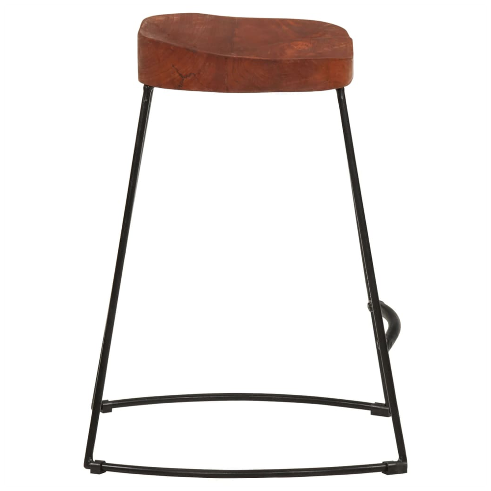 Gavin Bar Stools 2 pcs vidaXL 45x38x53 cm Solid Wood Mango by vidaXL