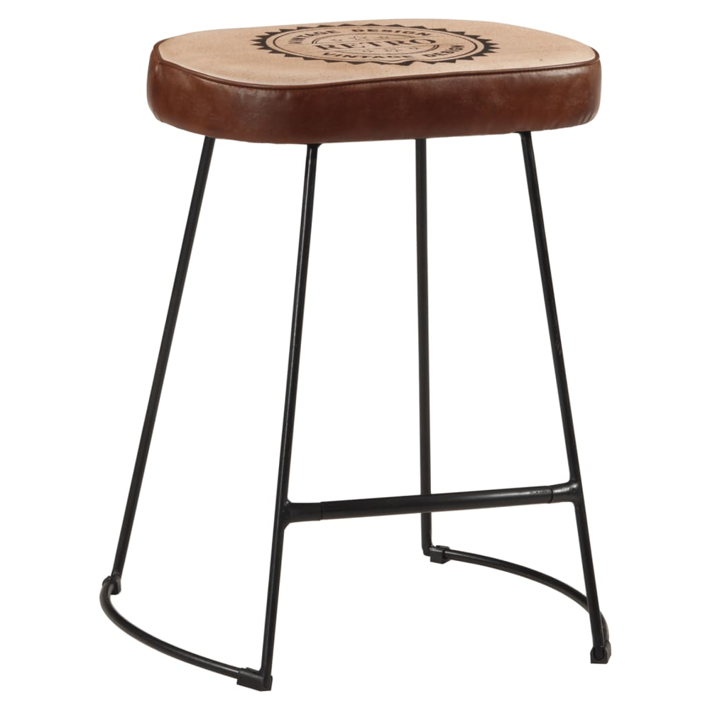 vidaXL Bar Stools 2 pcs vidaXL Dark Brown 40x29.5x53 cm - Uncategorized Bar Stool