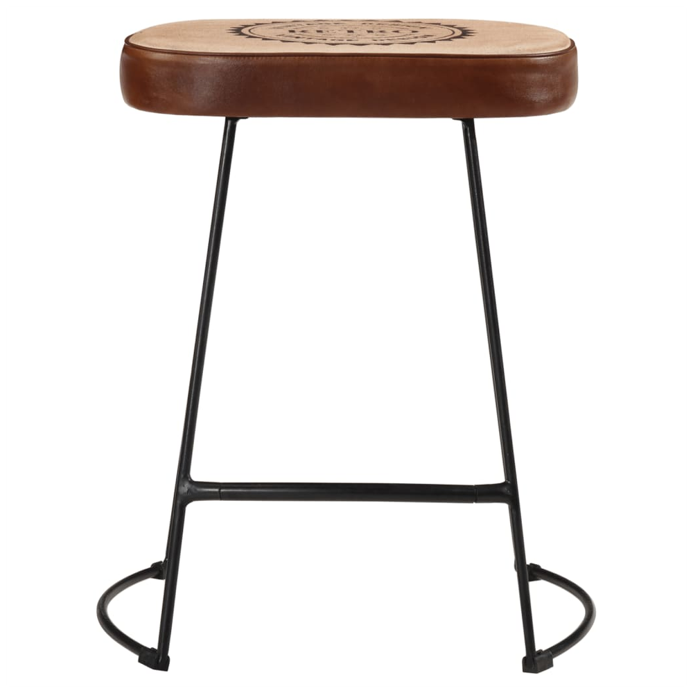 vidaXL Bar Stools 2 pcs vidaXL Dark Brown 40x29.5x53 cm - Uncategorized Bar Stool