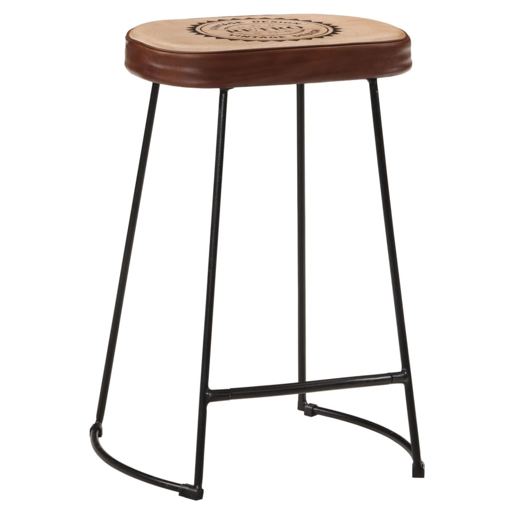 vidaXL Bar Stools 2 pcs vidaXL Dark Brown 41x29x62 cm - Uncategorized Bar Stool