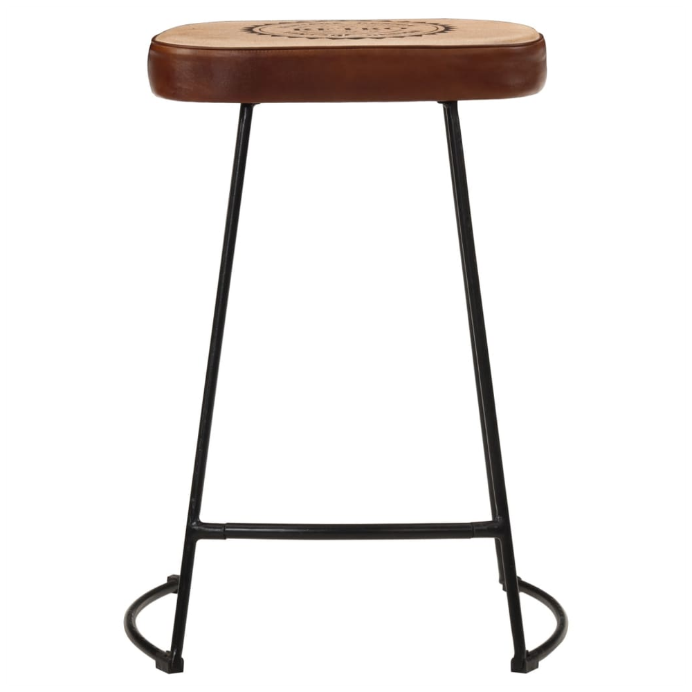 vidaXL Bar Stools 2 pcs vidaXL Dark Brown 41x29x62 cm - Uncategorized Bar Stool