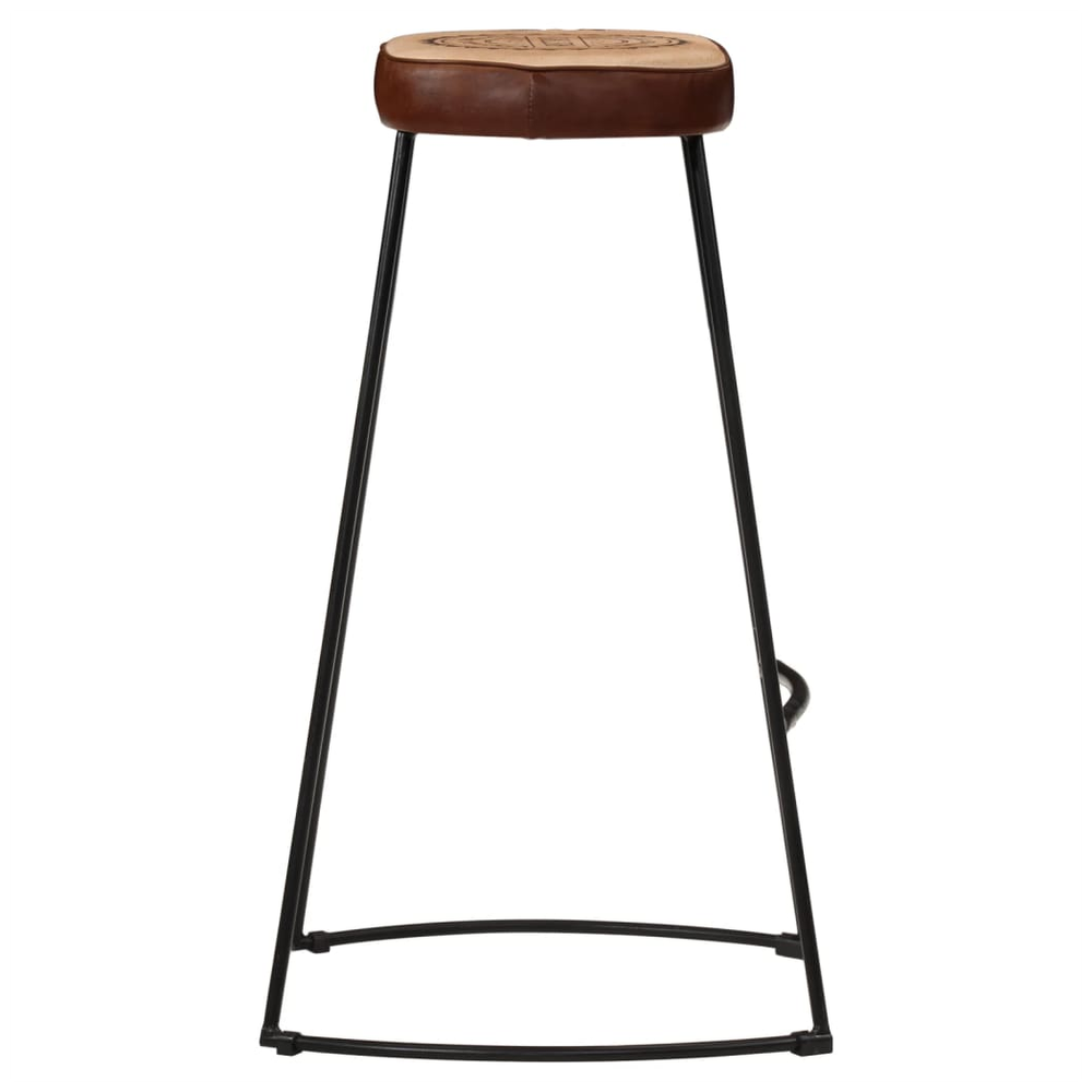 Bar Stools 2 pcs vidaXL Dark Brown 44x37.5x78 cm by vidaXL