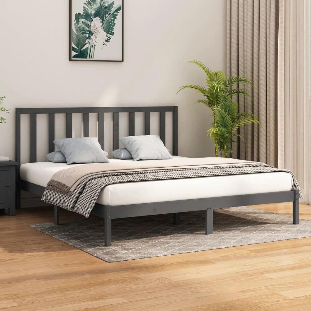 Bed Frame vidaXL Solid Wood 120x200 cm by vidaXL