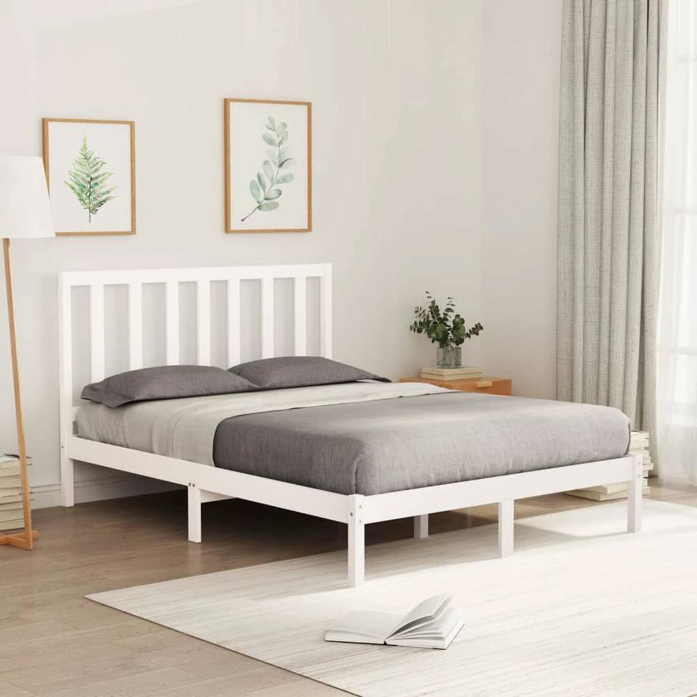 Bed Frame vidaXL Solid Wood 120x200 cm by vidaXL