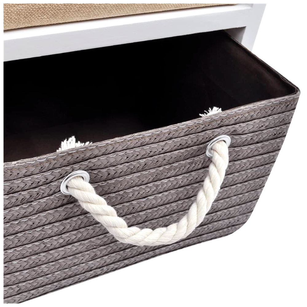 vidaXL Bedside Cabinet Wood vidaXL - Nightstands Bedside Table