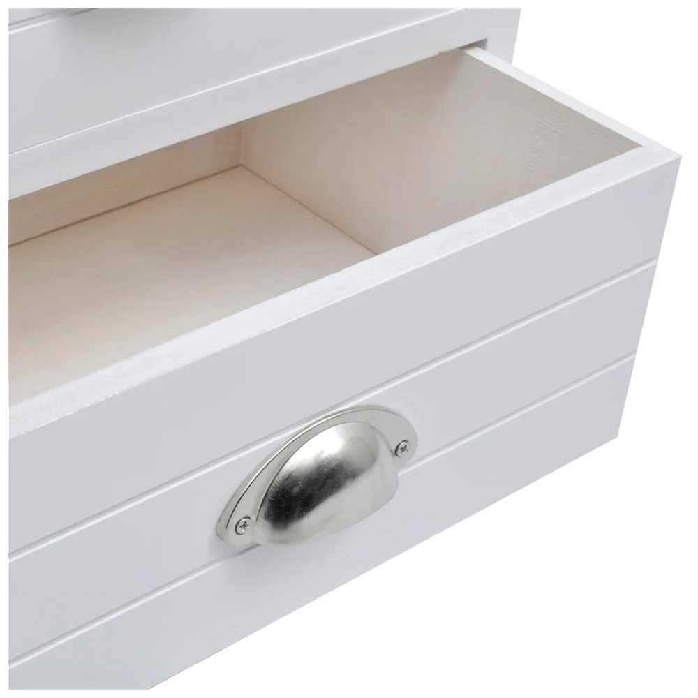 French Bedside Cabinet vidaXL White by vidaXL