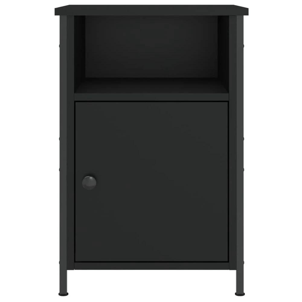 Bedside Cabinet Black 40x42x60 cm vidaXL Engineered Wood by vidaXL
