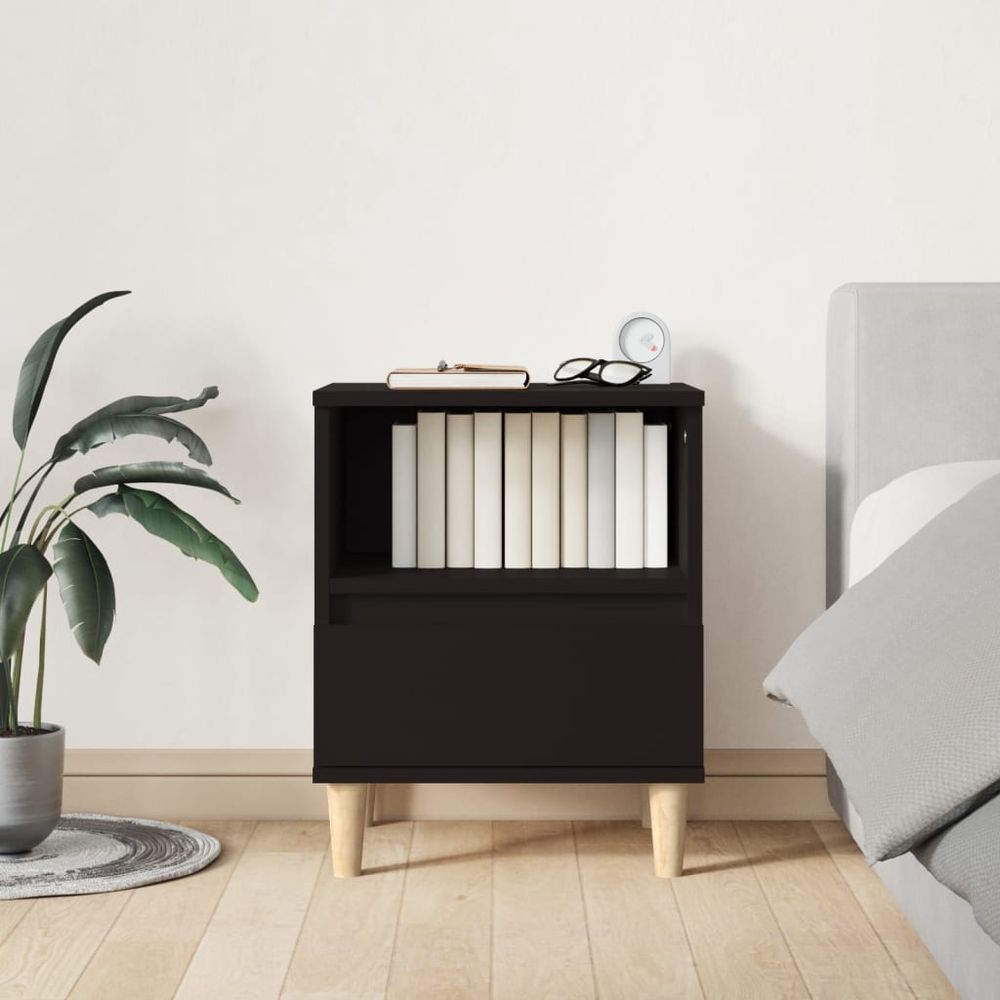 Bedside Cabinet White 40x35x50 cm vidaXL by vidaXL